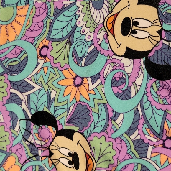 LuLaRoe TC Tall & Curvy Minnie Mouse Disney Leggings - Picture 2 of 4